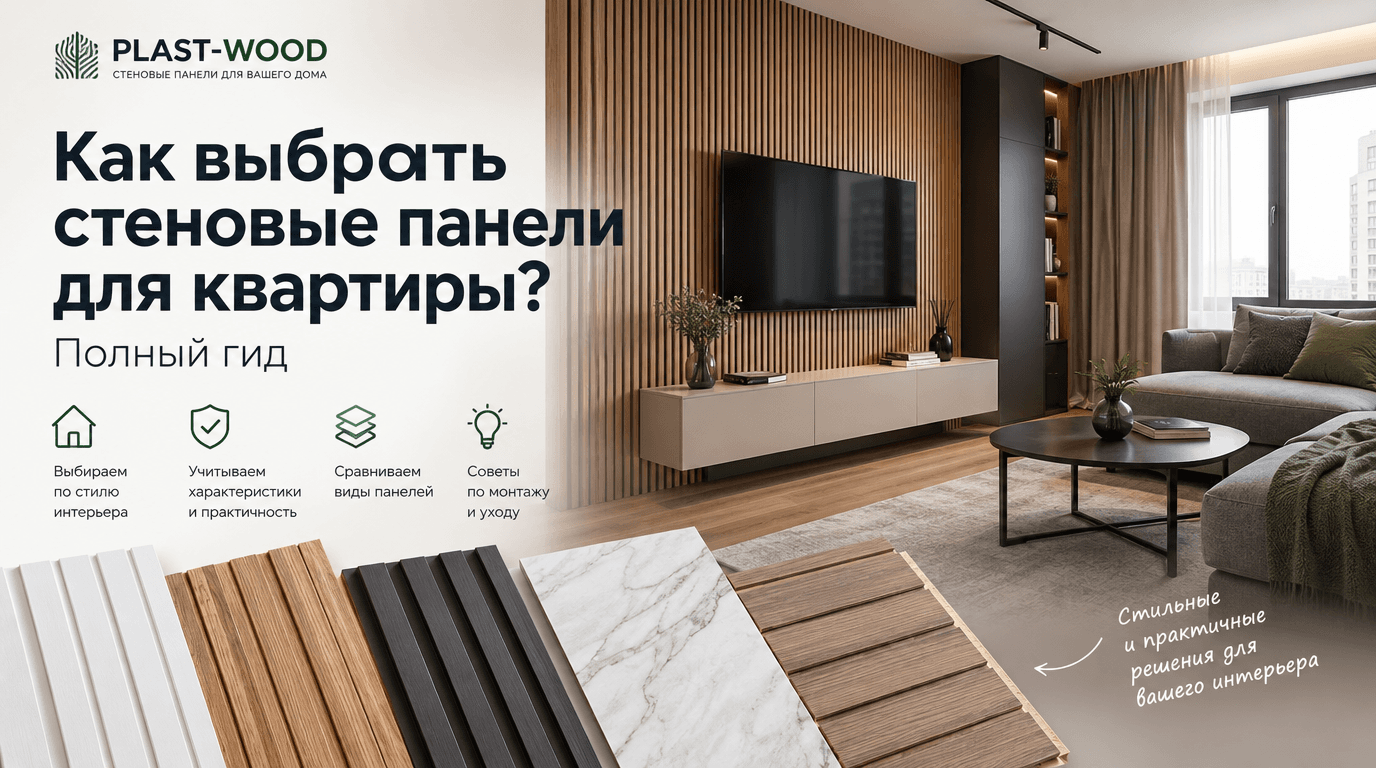 Как выбрать стеновые панели для квартиры: полный гид